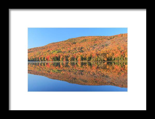 White Mountains Framed Print featuring the photograph Lake Katherine White MountainsAutumn Morning by John Burk