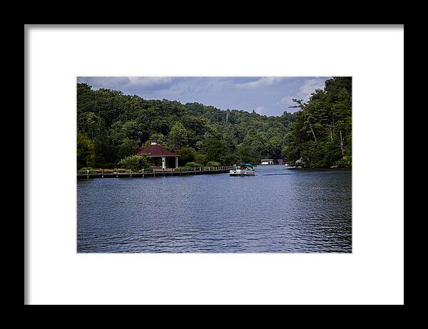 Lake Framed Print featuring the photograph Lake Lure by Allen Nice-Webb