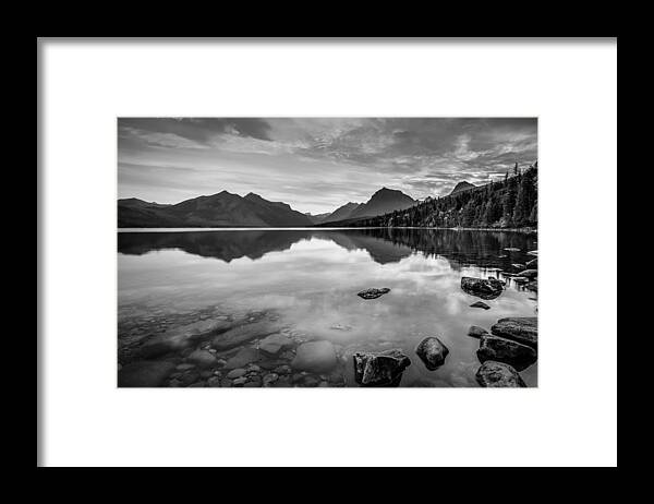 Glacier National Park Framed Print featuring the photograph Lake McDonald by Adam Mateo Fierro
