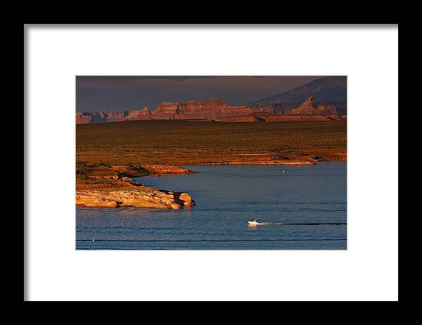 Lake Framed Print featuring the photograph Lake Powell by Jonas Wingfield