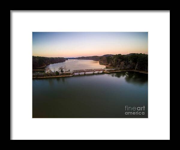 Lake Purdy Framed Print featuring the photograph Lake Purdy At Grants Mill by Ken Johnson