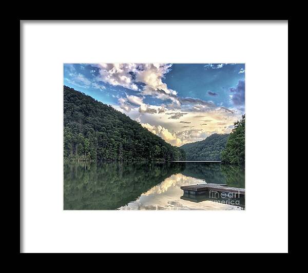 Lake Framed Print featuring the photograph Lake Reflections by Kerri Farley