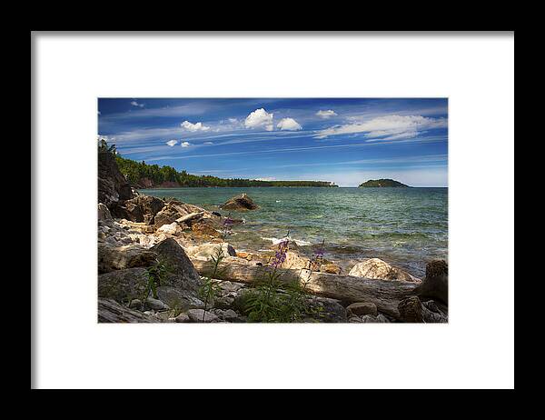  Framed Print featuring the photograph Lake Superior by Dan Hefle