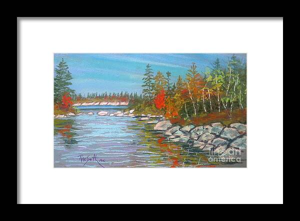 Pastels Framed Print featuring the pastel Lake Susie by Rae Smith