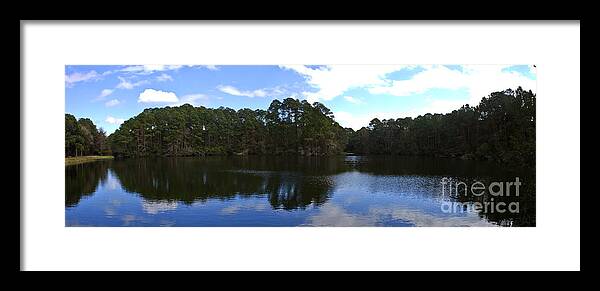 Lake Framed Print featuring the photograph Lake Thomas Hilton Head by Thomas Marchessault