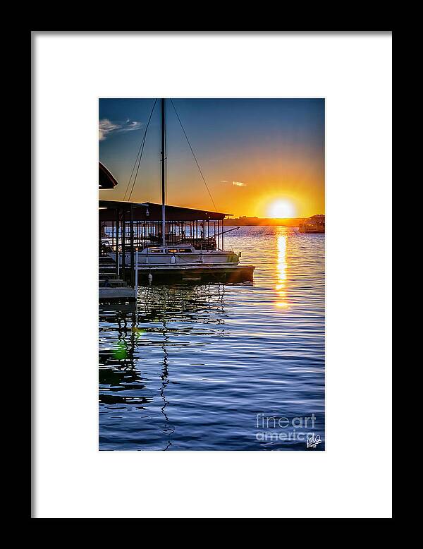  Framed Print featuring the photograph Lake Travis by Walt Foegelle