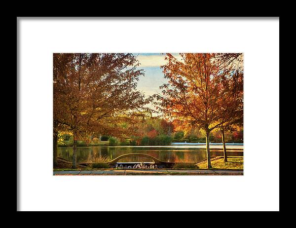 Lake Framed Print featuring the photograph Lakeside by Cathy Kovarik