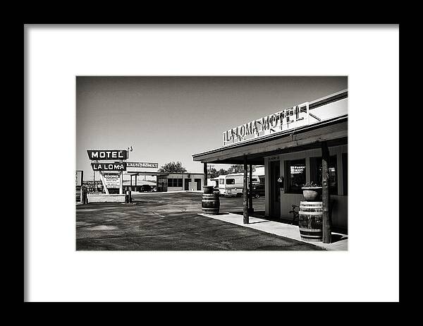 Georgia Artist Framed Print featuring the photograph LaLoma Motel by Patricia Montgomery