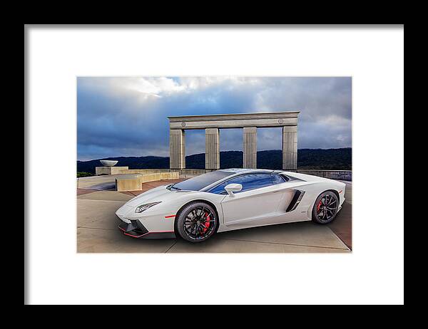 Lamborghini Aventador Framed Print by Lynn Davis - Lynn Davis - Artist  Website