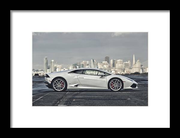 Lamborghini Framed Print featuring the photograph Lamborghini Huracan by ItzKirb Photography