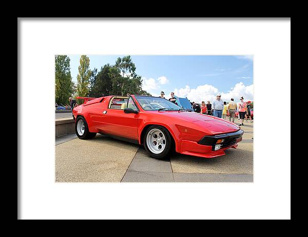 Lamborghini Framed Print featuring the photograph Lamborghini Jalpa by Anthony Croke