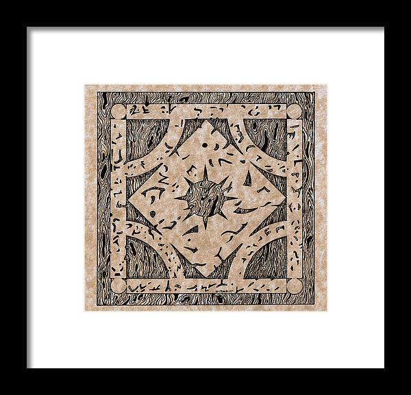 Lament Configuration Framed Print featuring the drawing Lament Configuration  by Frank G