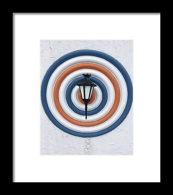 Light Framed Print featuring the photograph Lamp hits the Bullseye by Matthew Wolf