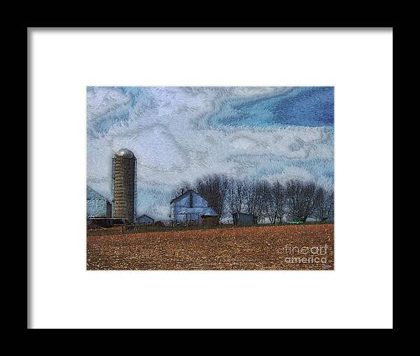 Farm Framed Print featuring the photograph Lancaster County PA by Jeff Breiman