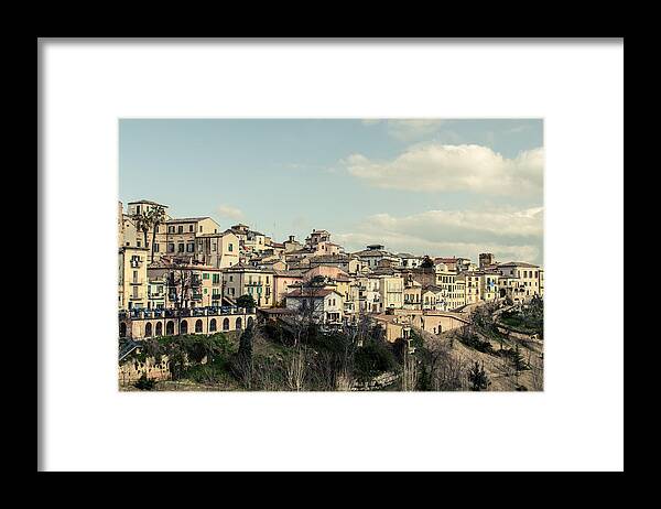 Lanciano Framed Print featuring the photograph Lanciano - Abruzzo - Italy by AM FineArtPrints