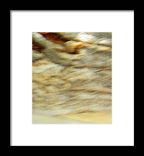 Abstract Framed Print featuring the photograph Land and Sky by Lenore Senior