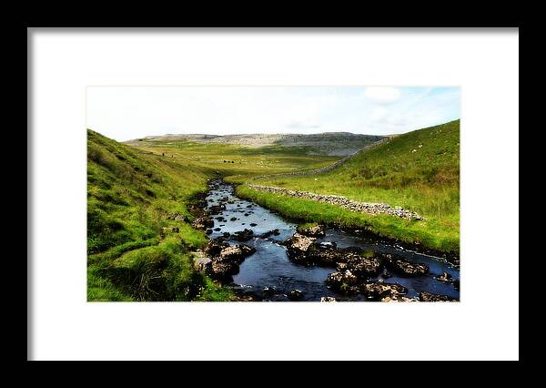 River Framed Print featuring the photograph Landscape by Lukasz Ryszka