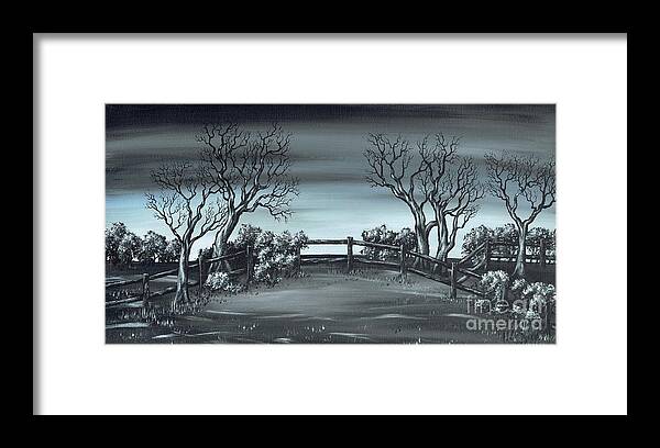 Landscapes Framed Print featuring the painting Landsend by Kenneth Clarke