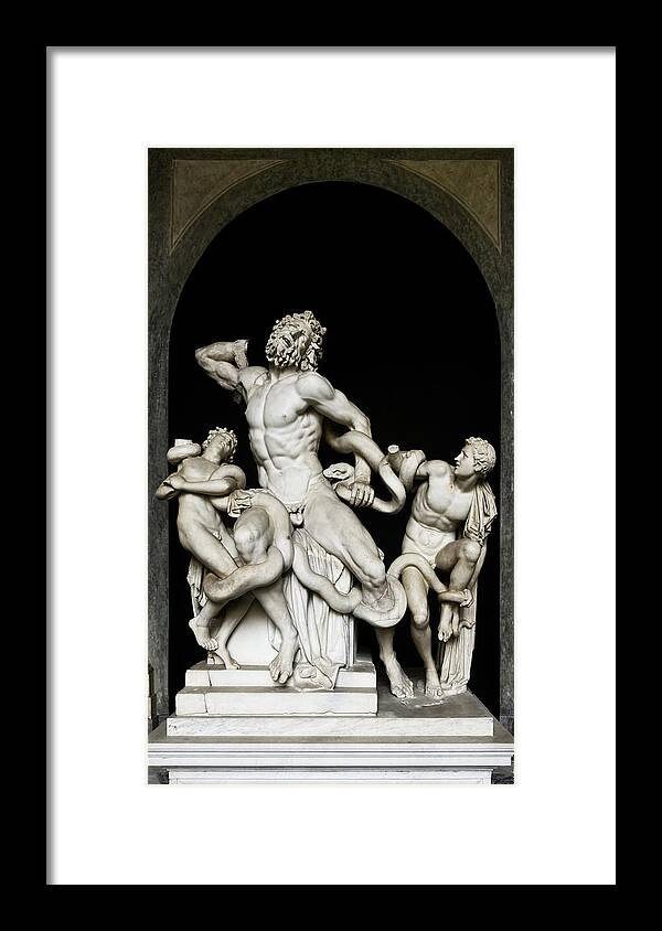 Laocoon Framed Print featuring the photograph Laocoon and his Sons by Weston Westmoreland