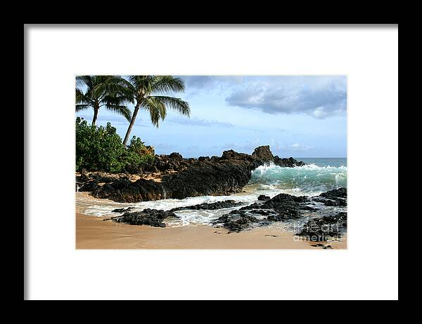 Aloha Framed Print featuring the photograph Lapiz Lazuli Stone Aloha Paako Aviaka by Sharon Mau