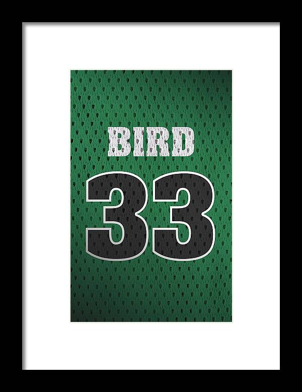 Larry Bird Boston Celtics Retro Vintage Jersey Closeup Graphic Design Mixed  Media by Design Turnpike - Pixels