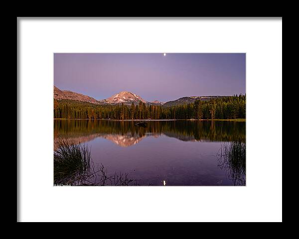 Lassen Peak Framed Print featuring the photograph Lassen Peak by Mike Ronnebeck