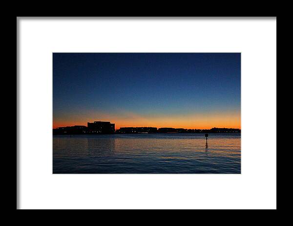 Photo For Sale Framed Print featuring the photograph Last Glow of Day by Robert Wilder Jr