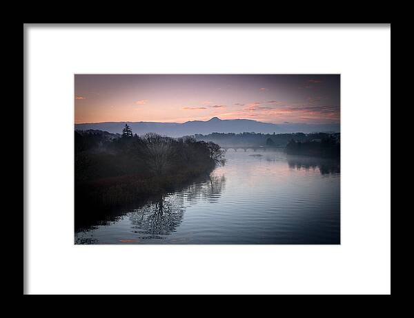 Laune Framed Print featuring the photograph Laune Sunrise by Mark Callanan