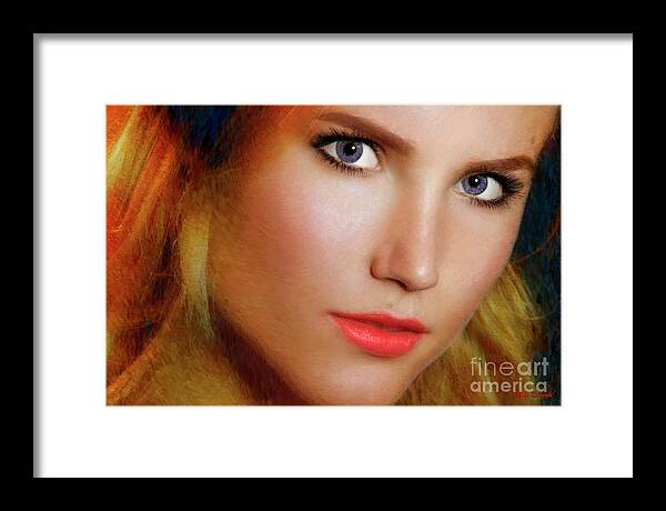  Framed Print featuring the photograph Laura Goessl A Closer Look by Blake Richards