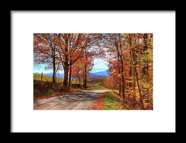 Autumn Framed Print featuring the photograph Laurel Hill Autumn by Dale R Carlson
