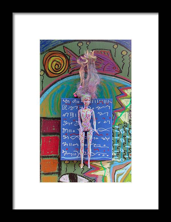 Herbal Tincture Framed Print featuring the painting Lavender Herbal Tincture by Clarity Artists
