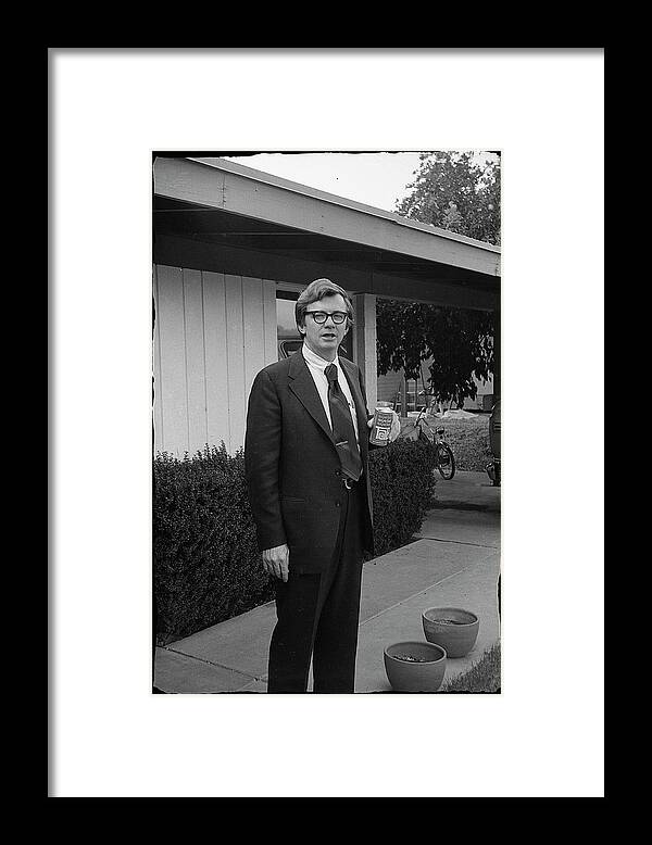 Tab Framed Print featuring the photograph Lawyer with Can of Tab, 1971 by Jeremy Butler