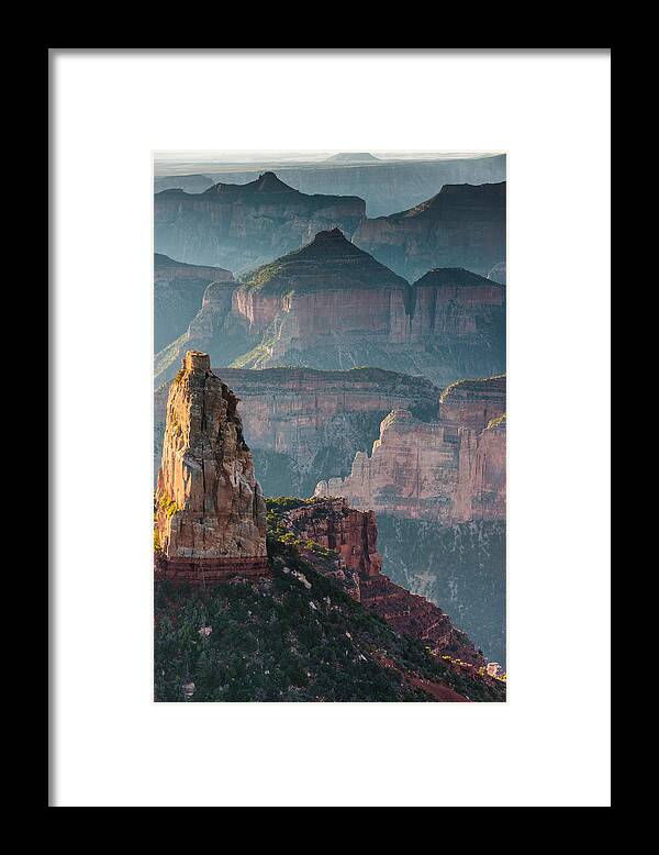 Point Imperial Framed Print featuring the photograph Layers by Chuck Jason