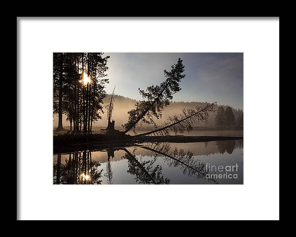 Yellowstone River Framed Print featuring the photograph Lazy River by Aaron Whittemore