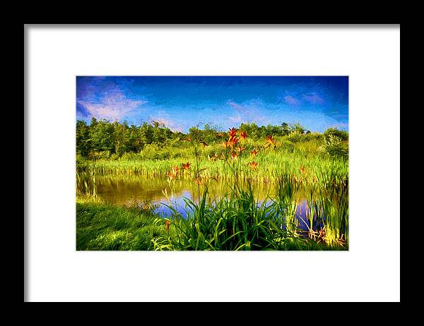 Landscape Framed Print featuring the photograph Lazy Summer by Tricia Marchlik