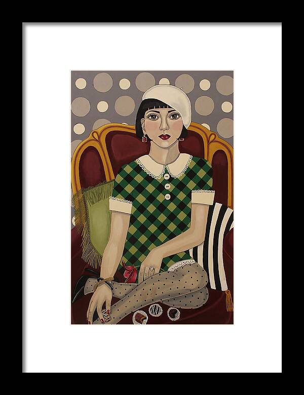Paris Framed Print featuring the painting Le Chocolat by Stephanie Cohen