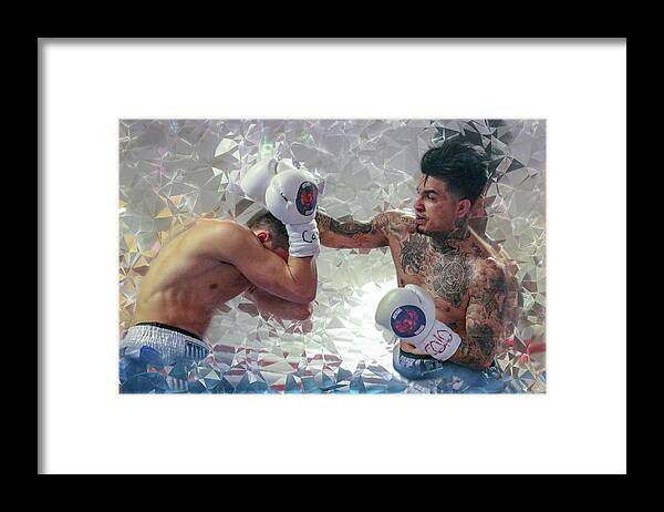 Boxing Framed Print featuring the digital art Leal - 1 by Amanda Armstrong