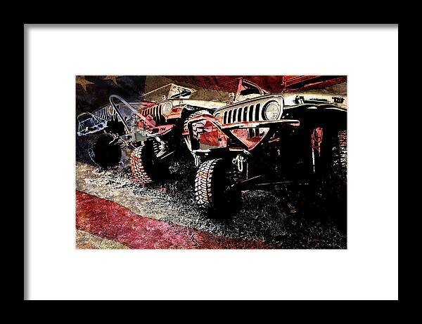 Flag Art Framed Print featuring the photograph Lean on Me Fellow TJ by Luke Moore