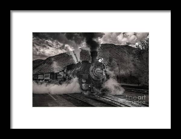 Leaving Durango For Silverton Framed Print featuring the digital art Leaving Durango for Silverton by William Fields