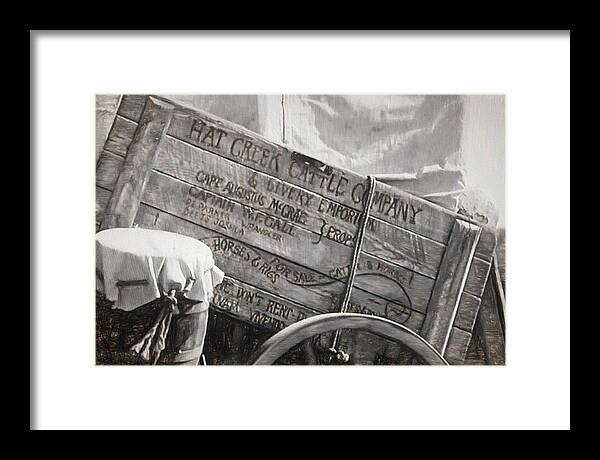 Lonesome Dove Framed Print featuring the photograph Leaving Lonesome Dove by Donna Kennedy