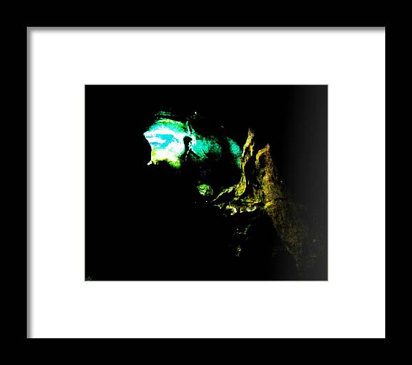 Sociology Framed Print featuring the digital art Leaving the Cave by Cliff Wilson