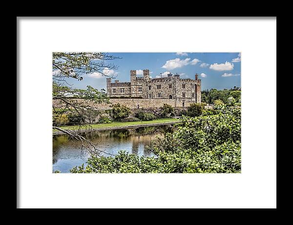 Leeds Framed Print featuring the photograph Leeds Castle, UK by Shirley Mangini