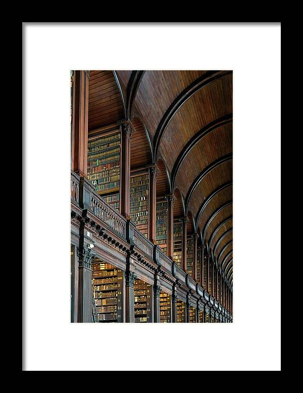 2016 Framed Print featuring the photograph Left Wing of the Long Room by Chris Buff