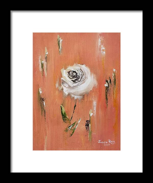 Flower Framed Print featuring the painting Legacy by Judith Rhue