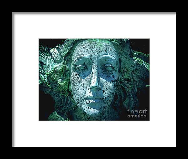 Sculpture Framed Print featuring the photograph Legends of the Mermaid by Colleen Kammerer