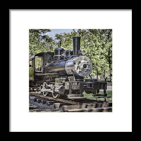 Locomotive Framed Print featuring the photograph Lehigh Valley Coal Company Locomotive by Heather Applegate