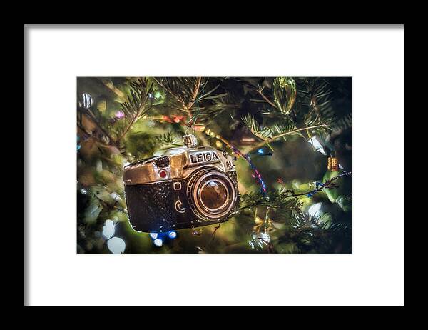 Scott Norris Photography. Christmas Tree Framed Print featuring the photograph Leica Christmas by Scott Norris