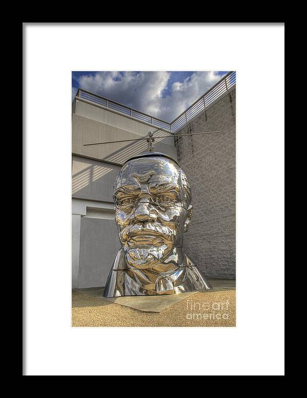 Hdr Photos Framed Print featuring the photograph Lenin on La Brea by Mathias 