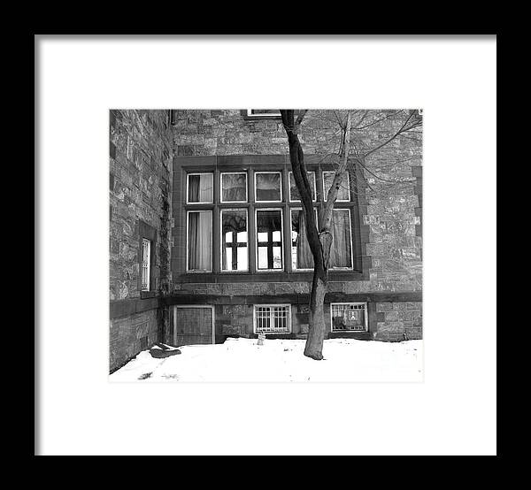 Architecture Framed Print featuring the photograph Lenoir 5 by Amaryllis Leon