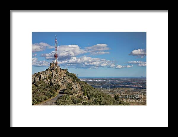 Forca Real Framed Print featuring the photograph L'Ermitage de Forca Real Summit Southern France by Chuck Kuhn